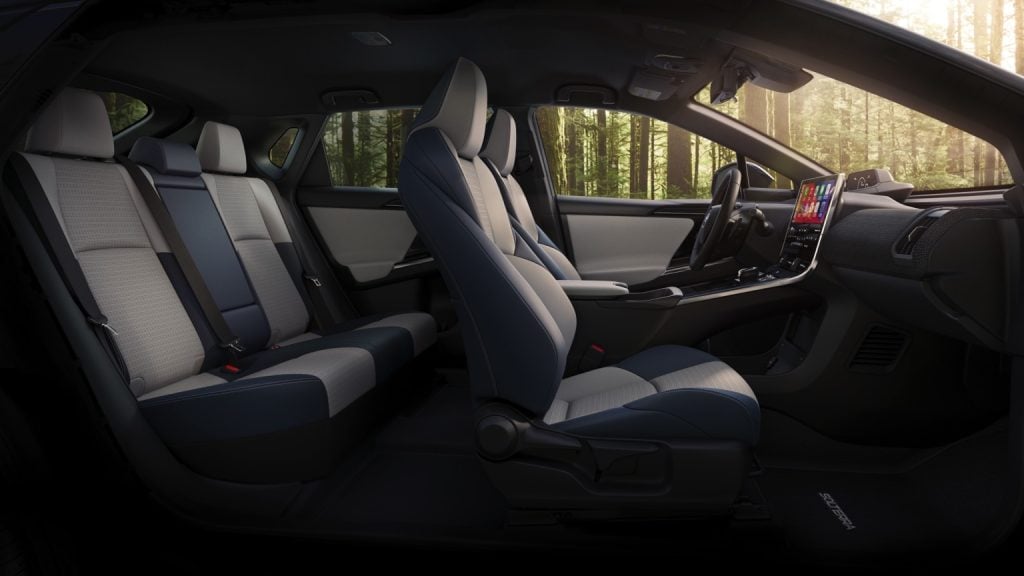 Subaru Solterra AWD interior