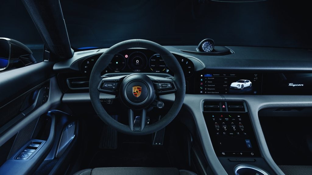 Porsche Taycan 4S Sport Turismo interior