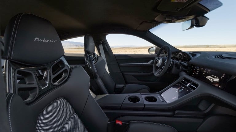 Porsche Taycan Turbo GT interior