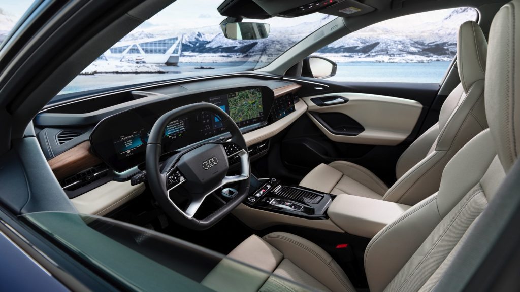 Audi Q6 SUV e-tron performance interior