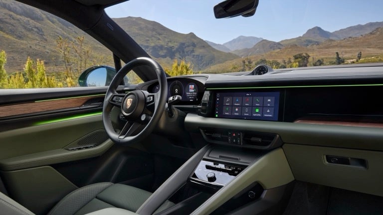 Porsche Macan 4S Electric interior