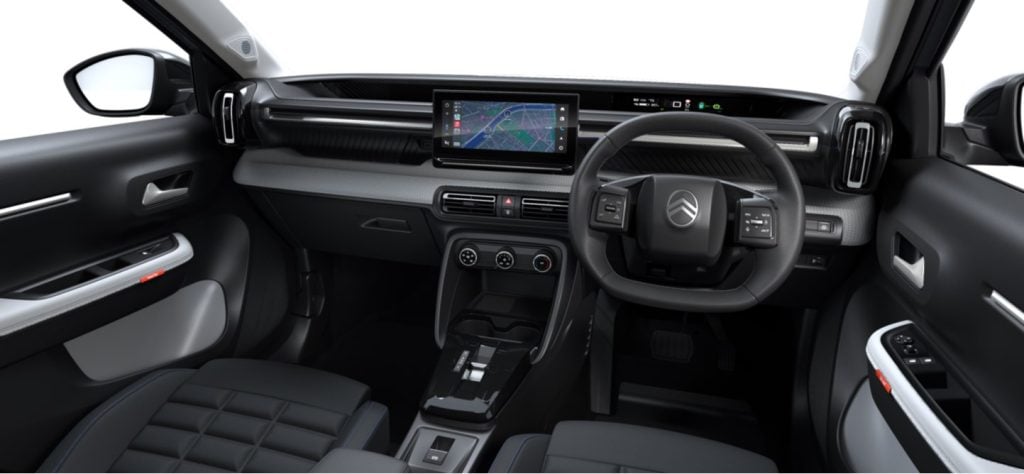 Citroen e-C3 Aircross Comfort Range 44 kWh interior