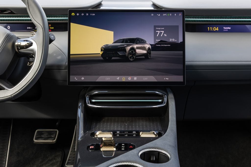 Lotus Eletre 600 interior